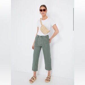 MOTHER Green Ankle & Cropped Jeans